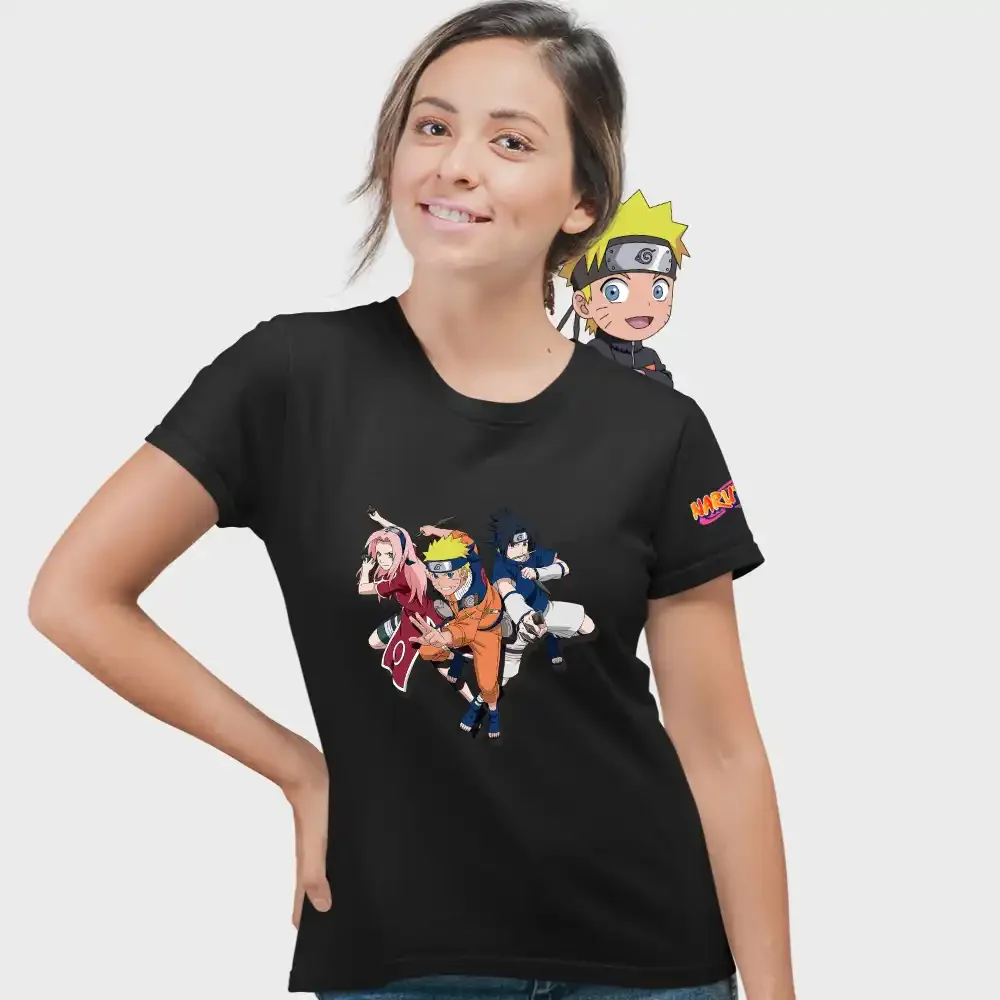 tricou-naruto-35w2T131 Tricou Naruto Sakura Sasuke Femei