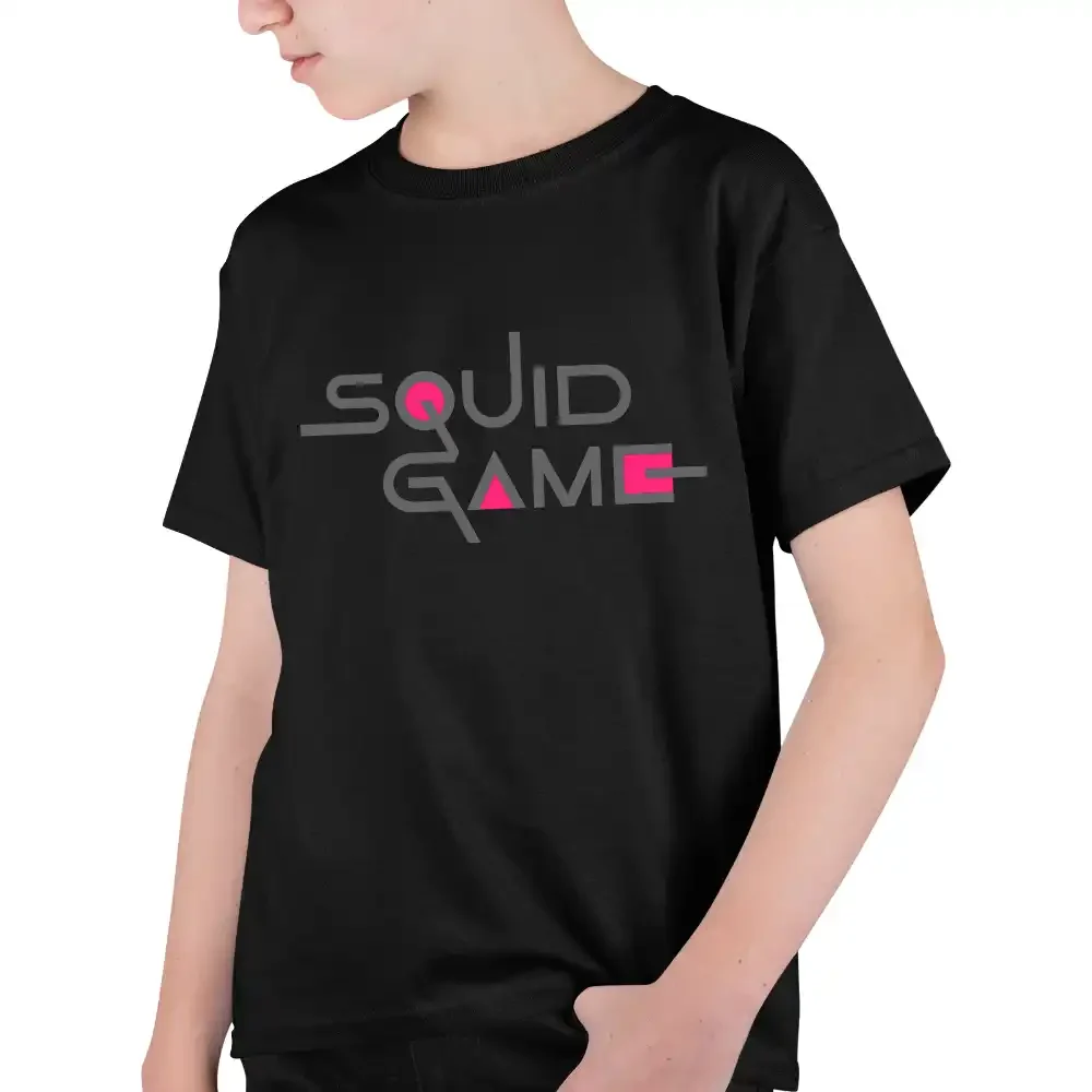 tricou-squid-game-11w2T141 Tricou Squid Game Logo Baieti