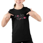 Tricou Squid Game Logo Fete