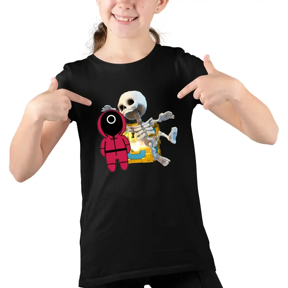 Tricou Squid Game ClashRoyale Fete