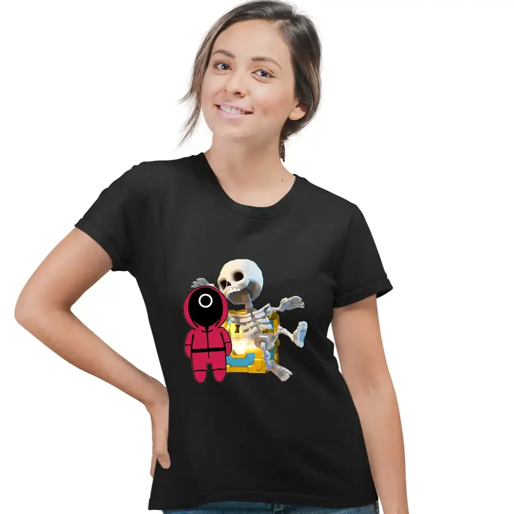 Tricou Squid Game ClashRoyale Femei