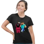 Tricou Squid Game Minecraft Femei