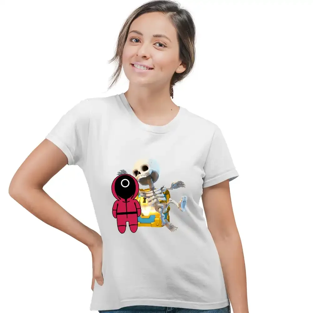 tricou-squid-game-femei-40w2T144 Tricou Squid Game Femei