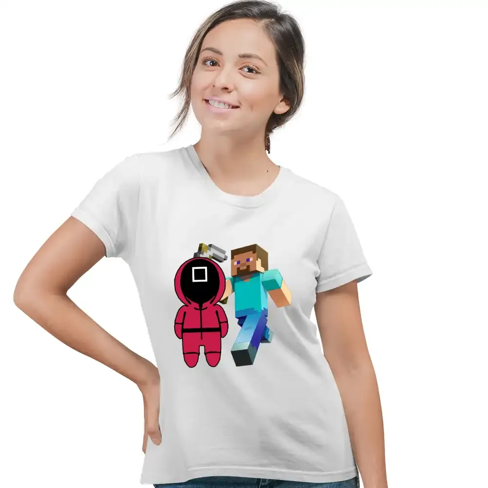 tricou-squid-game-femei-40w2T145 Tricou Squid Game Femei