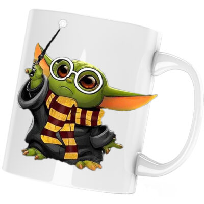 Cana Baby Yoda Harry Potter Magic, Mandalorian, alba, 330 ml