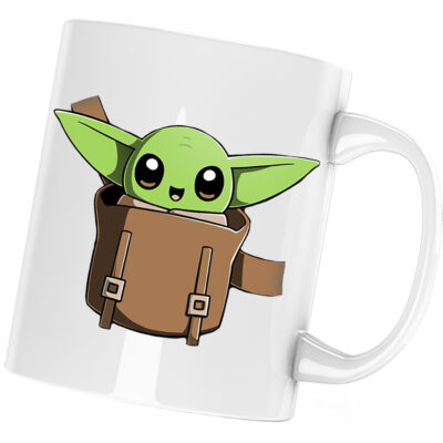 Cana Baby Yoda Cute Pocket, Mandalorian, alba, 330 ml
