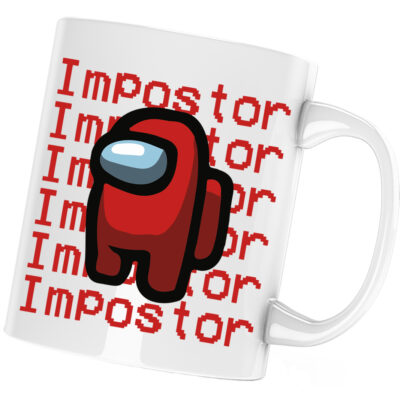 Cana Red Impostor Among Us, alba, 330 ml