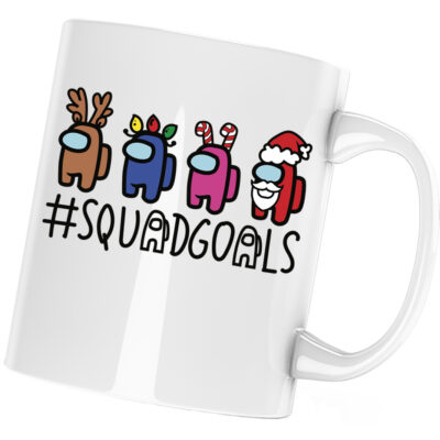 Cana SquadGoals Christmas Among Us, alba, 330 ml
