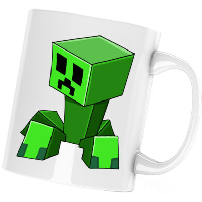 Cana Green Creeper Minecraft, alba, 330 ml