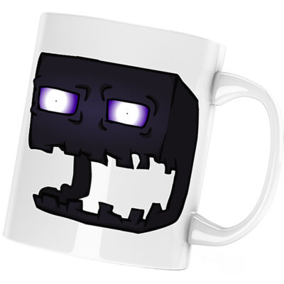 Cana Minecraft Enderman Speriat, alba, 330 ml