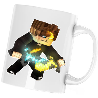 Cana Diamond Gold Sword Minecraft, alba, 330 ml
