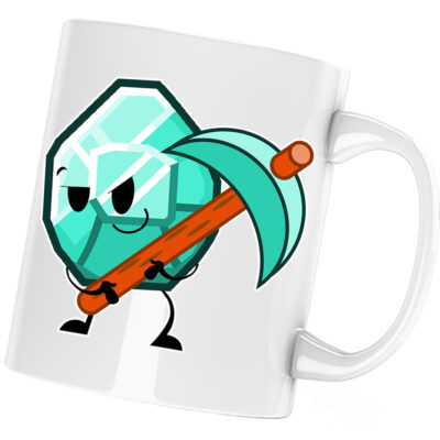 Cana Diamond Miner Build Minecraft, alba, 330 ml