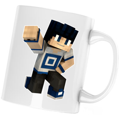 Cana Skin Blue Lagoon Minecraft, alba, 330 ml