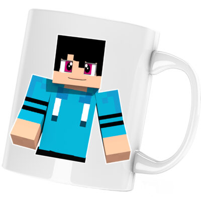 Cana Minecraft Happy Alex, alba, 330 ml