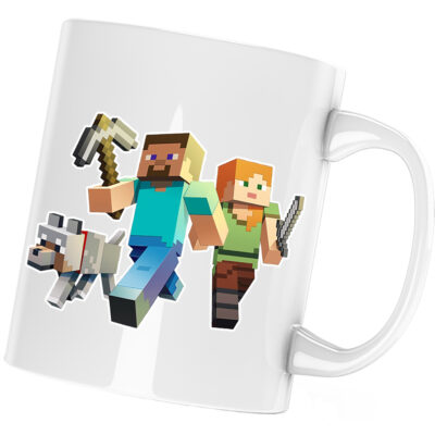 Cana Dog Steve Alex Minecraft, alba, 330 ml