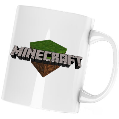 Cana Minecraft Logo Block, alba, 330 ml