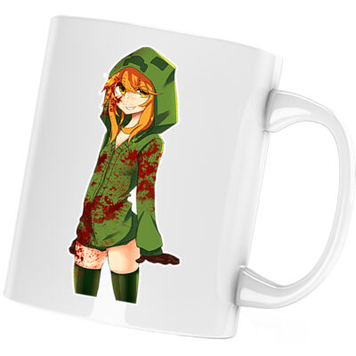 Cana Minecraft Anime Cool Creeper, alba, 330 ml